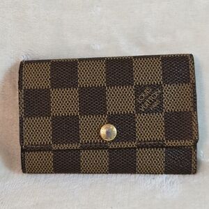 💯 Authentic Louis VuittonDamier Ebene 6 Key Holder